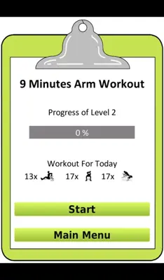 9 Minutes Arm Workout android App screenshot 0